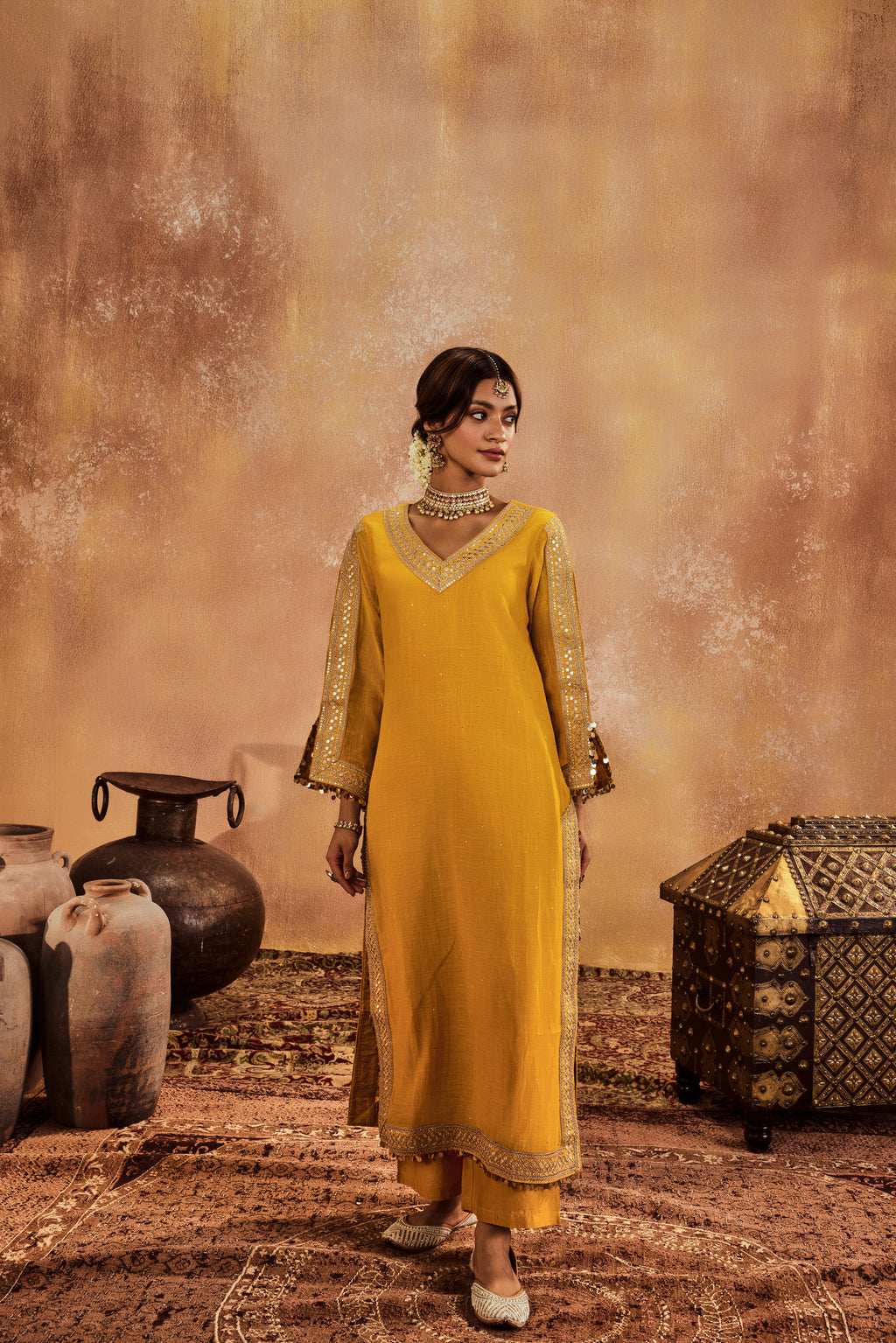 Buy Yellow Kurtas for Women by W Online | Ajio.com